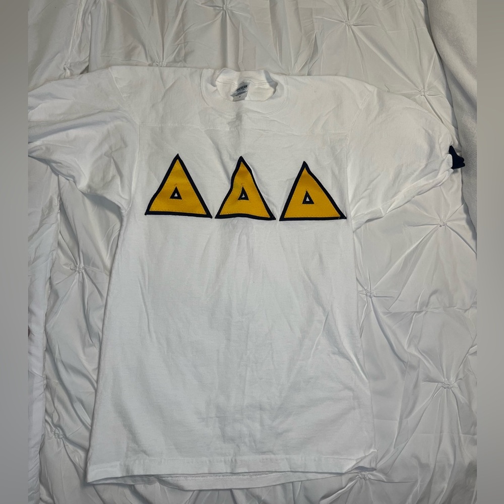 White Delta Delta Delta Sorority t-shirt